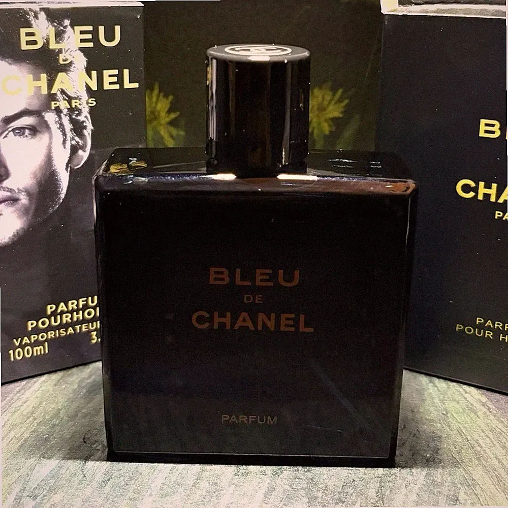 CHANEL Bleu de Chanel Parfum Spray 100 ml Regular Size Men's Fragrance