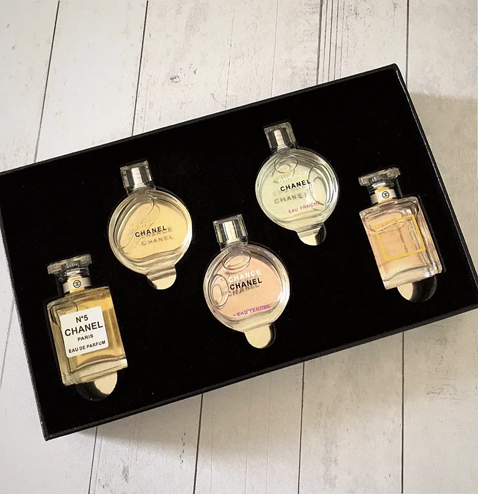 Chanel Perfume Gift Set – 5 x 7.5ml Bottles